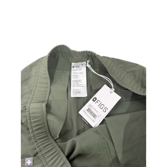 Figs Technical Collection Slim Tansen Jogger Scrub Pants Moss Men’s Large New - Picture 7 of 10